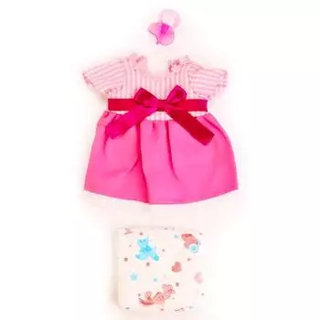 Одежда для кукол – Платье, памперс, соска