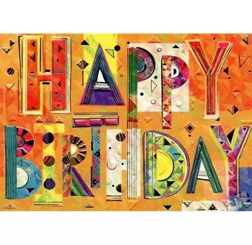 Открытка - C Днём Рождения, с конвертом