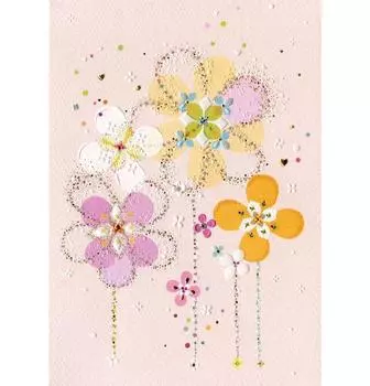 Открытка – Пастельные цветы