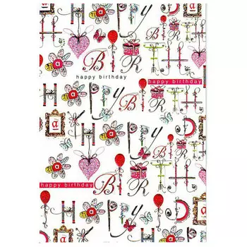 Открытка - С Днем рождения, шарики