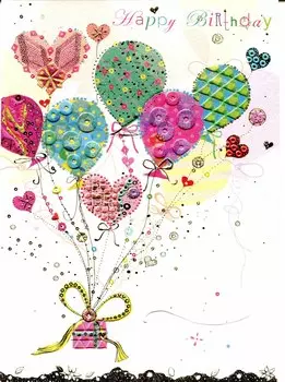 Открытка – Шарики