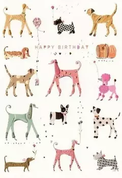 Открытка – Собаки, с конвертом