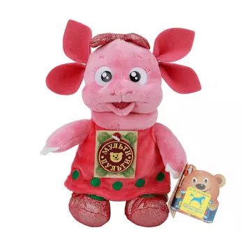 Озвученная мягкая игрушка - Луня подружка Лунтика (Мульти-пульти, V86328/18sim