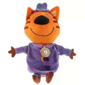 Озвученная мягкая игрушка Три кота – Папа Кот, 20 см