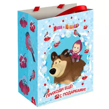 Пакет подарочный - Маша зимой