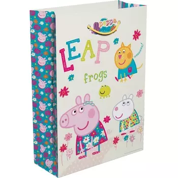 Пакет подарочный - Весна Пеппы, 35 х 25 х 9 см