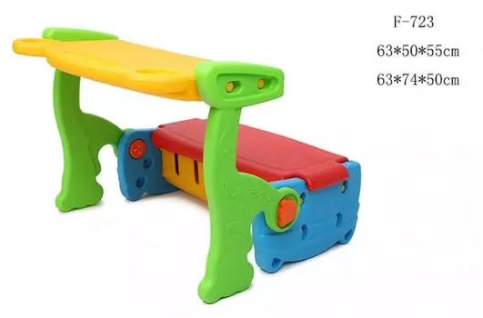 Парта-скамейка с отсеком для хранения