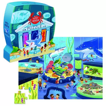 Пазл 48 деталей – Аквариум из серии День в музее