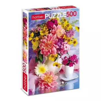 Пазл 500 элементов размер 34 х 46 см - Романтический букет
