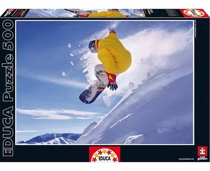 Пазл 500 деталей - Сноуборд