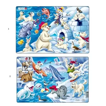 Пазл – Арктика, 17 деталей, 2 вида