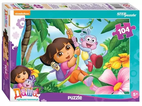 Пазл - Даша Путешественница, 104 детали