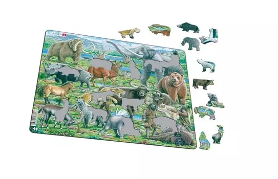 Пазл - Дикие животные, 66 деталей
