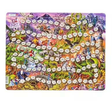 Пазл-игра Ходилка, 40 деталей