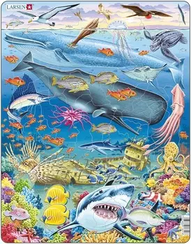 Пазл – Киты, 66 деталей