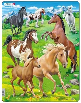 Пазл – Лошади, 65 деталей