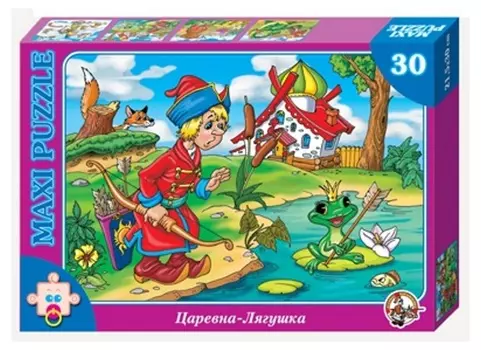 Пазл макси «Царевна лягушка», 30 элементов