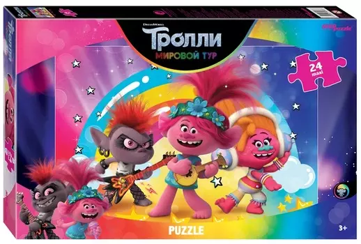 Пазл макси Trolls-2. Pop Life, 24 детали