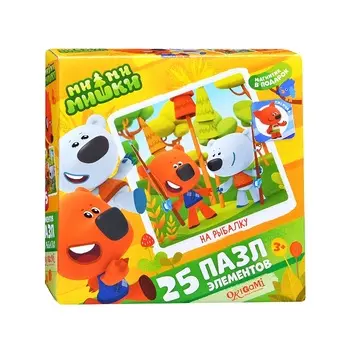 Пазл Ми-Ми-Мишки. На рыбалку, 25 деталей