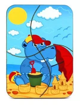 Пазл-мини - Бегемотик