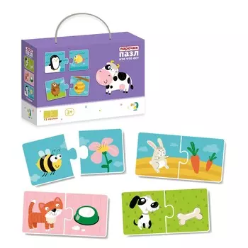 Пазл-парочки - Кто что ест