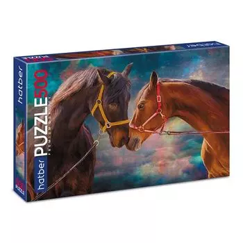 Пазл Premium 500 элементов размер 46 х 34 см – Лошади