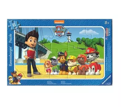 Пазл - Щенячий патруль, 15 деталей