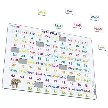 Пазл – Сложение, 58 деталей