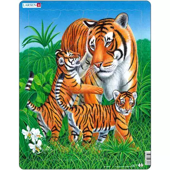 Пазл – Тигр, 23 элемента
