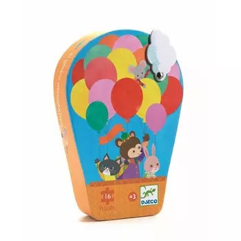 Пазл - Воздушный шар, 16 деталей