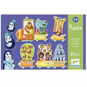 Пазл - Я считаю, 20 деталей