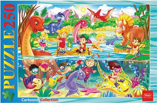 Пазлы 250 элементов – Динопарк