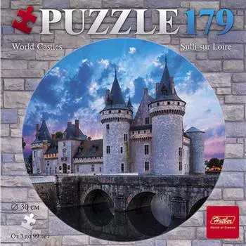 Пазлы круглые 179 элементов – Замки Луары