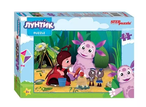 Пазлы Лунтик, 35 деталей