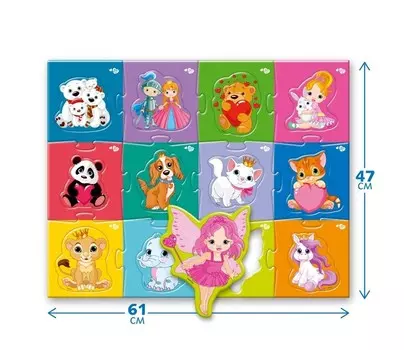 Пазлы-макси - Baby Toys. Милашки