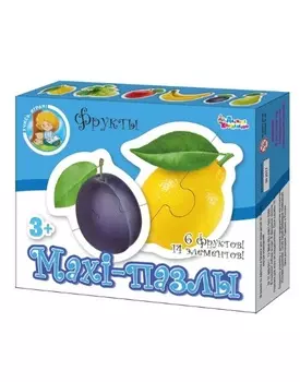 Пазлы-maxi Фрукты, 14 элементов