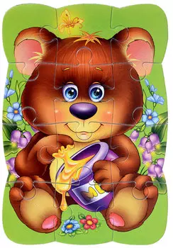 Пазлы на магните - Медвежонок