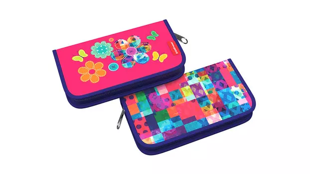 Пенал-книжка ErichKrause® - Patchwork, без наполнения