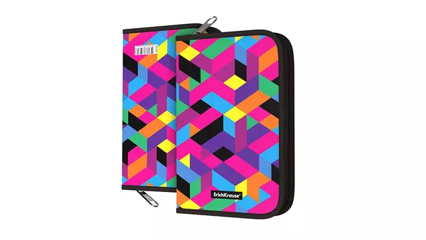 Пенал-книжка пластиковый без наполнения ErichKrause® - Disco Style