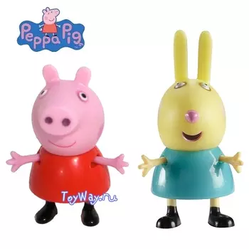 Peppa Pig. Набор "Пеппа и ее друзья" Пеппа и Кролик Ребекка