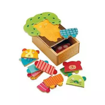 Первый пазл - Деревянные зверюшки