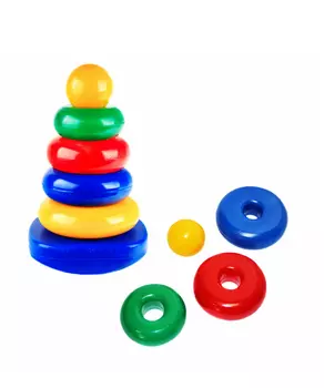 Пирамида-качалка - Квадрат, шар маленький