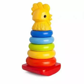 Пирамида-качалка - Петушок, 28 см