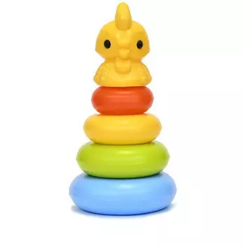 Пирамида Кукареку с кольцами, 27 см