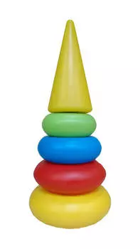 Пирамидка Гигант 35 см., 5 деталей