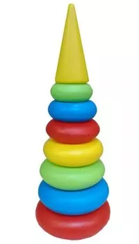 Пирамидка Гигант, 50 см., 8 деталей