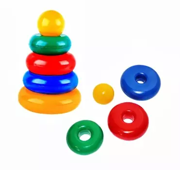 Пирамидка маленькая, шар маленький