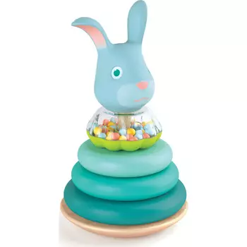 Пирамидка-погремушка - Зайчик