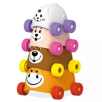 Пирамидка - Зверята-акробаты