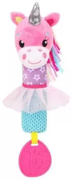 Пищалка с силиконовым прорезывателем - Единорог